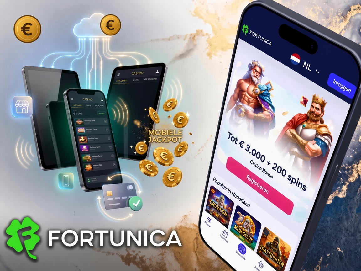 Fortunica op de telefoon